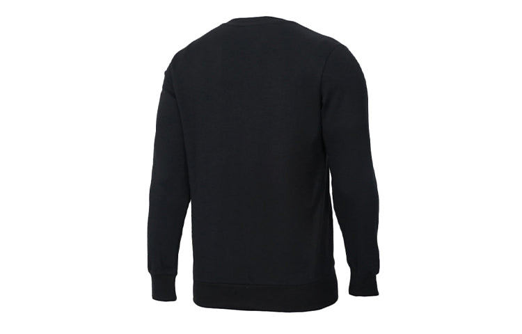 PUMA Classics Logo Crew Sports Round Neck Pullover Black 579069-61