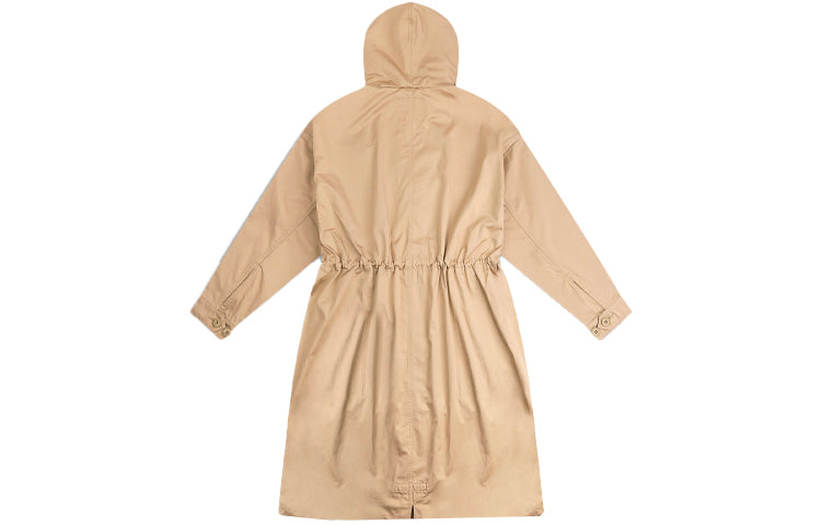 Levis Casual hooded mid-length Jacket Khaki 85379-0000