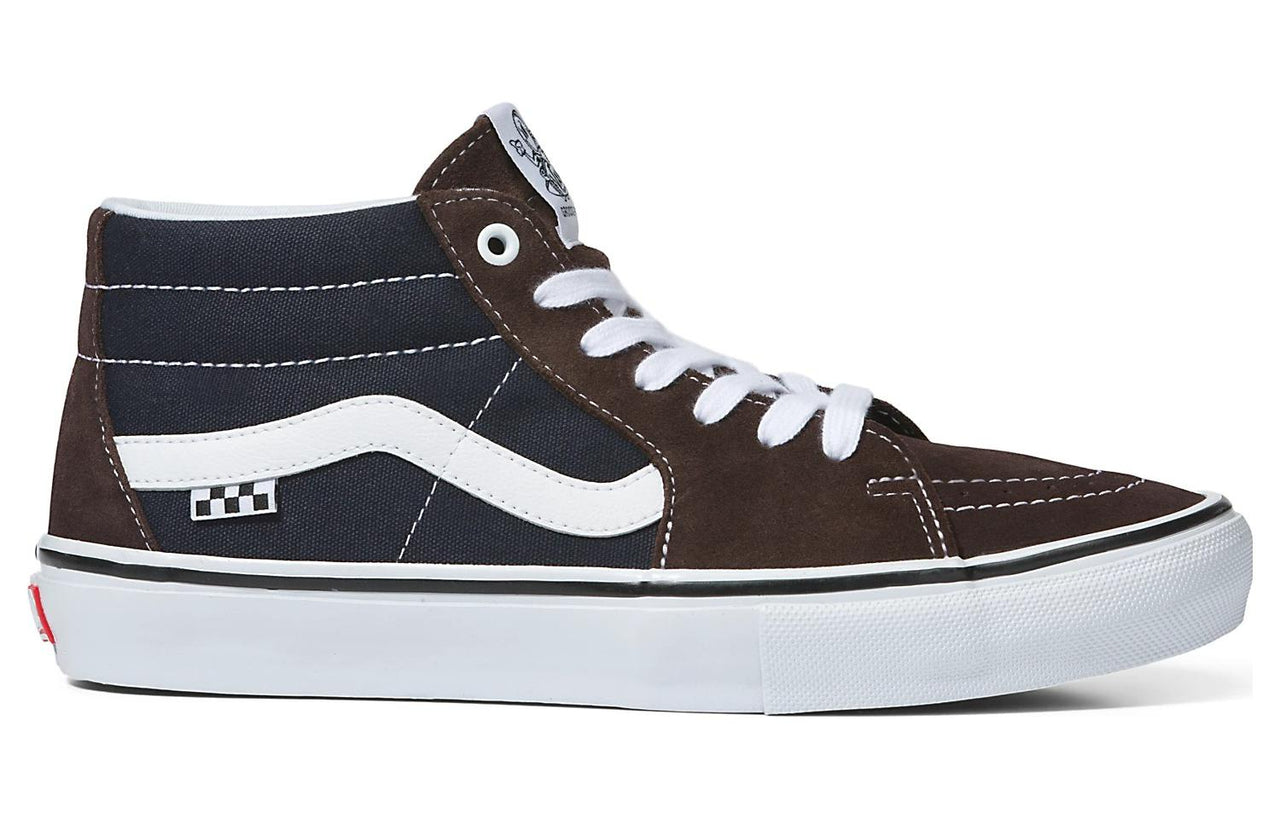Vans Skate Grosso Mid 'Dark Brown Navy' VN0A5FCGBF7