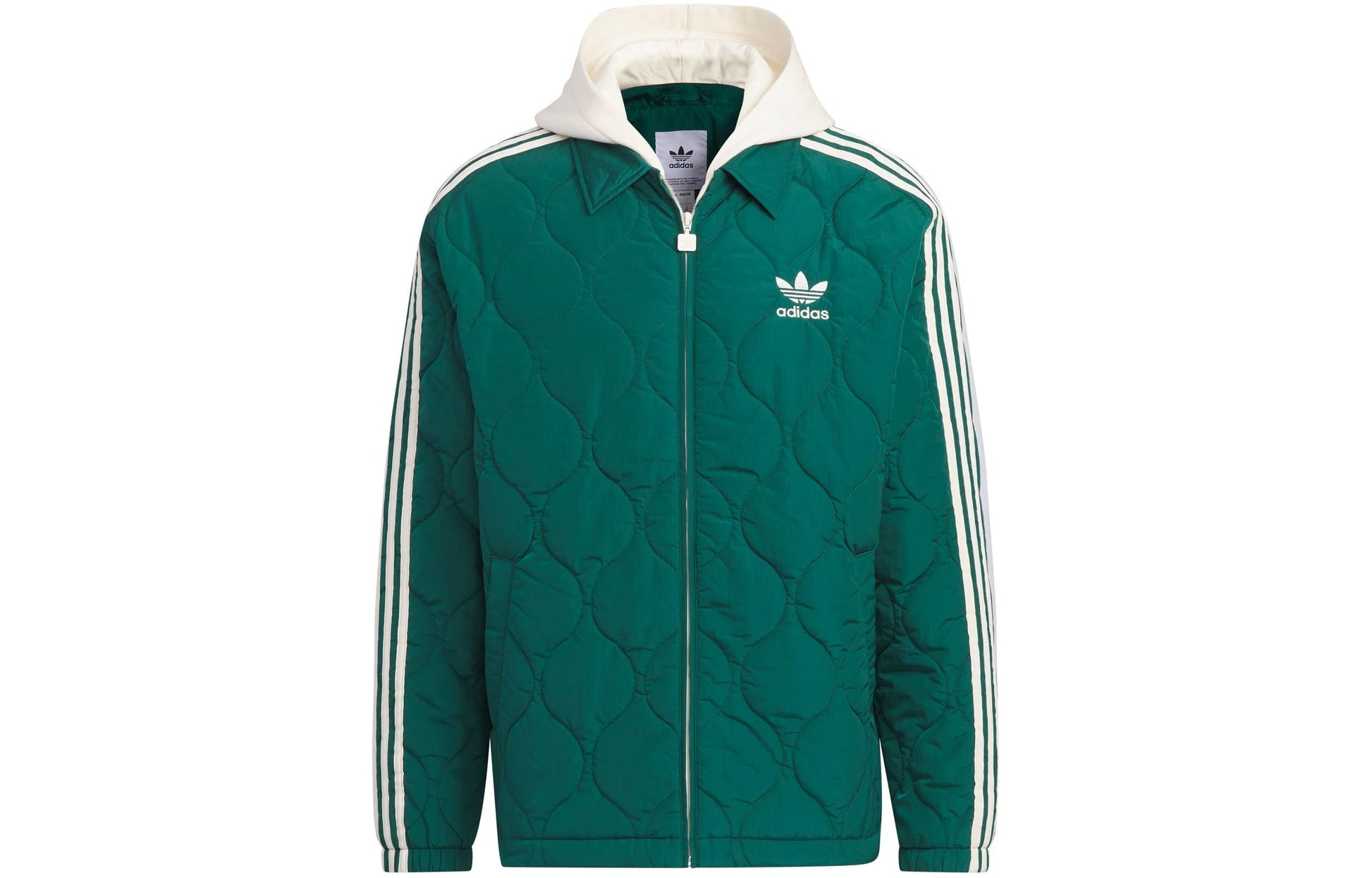 adidas Originals Classic Sport Jacket Asia Sizing 'Green White' IW6285