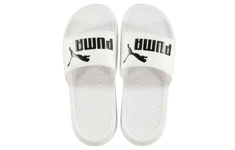 (WMNS) PUMA Popcat White Slide 'White Black' 361222-13