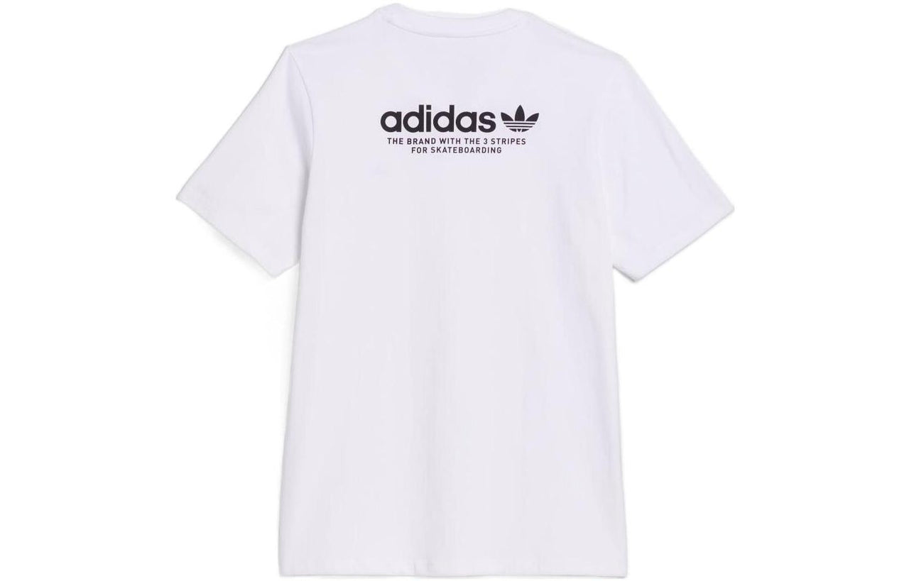 adidas Skateboarding 4.0 Logo T-shirt Asia Sizing 'White' HM9369