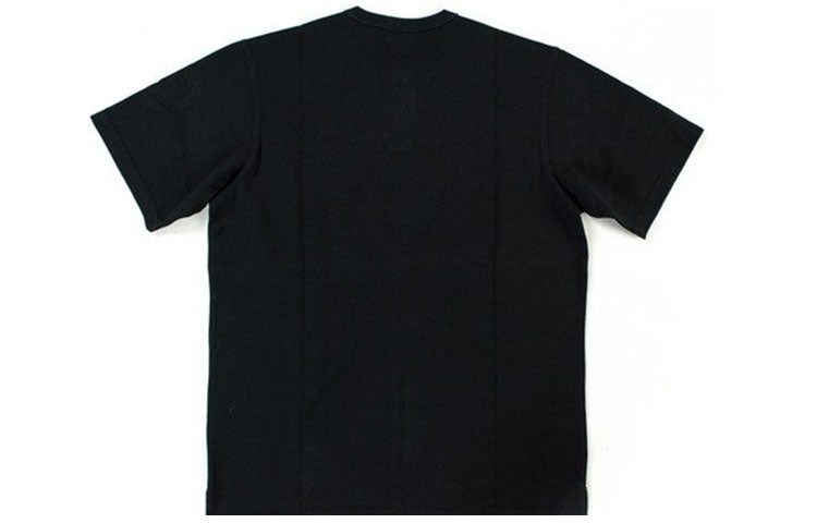 Supreme FW18 Pique S/S Henley Black Solid Color Short Sleeve Unisex SUP-FW18-780