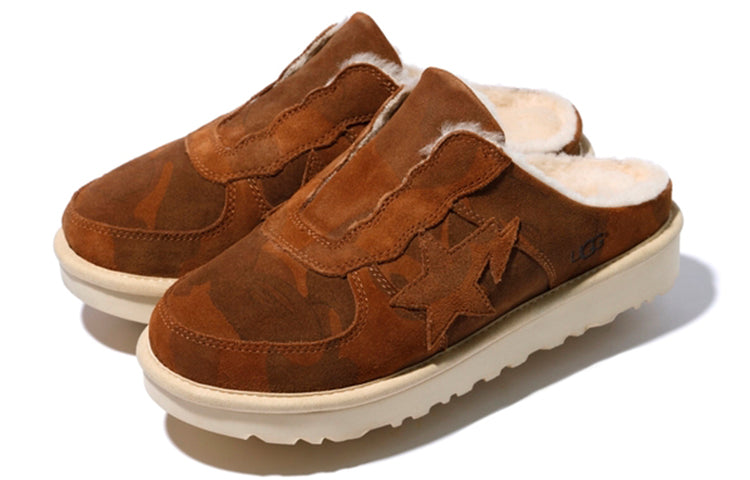 UGG X Bape Tasman Fleece Lined Stay Warm Sandals 1104643-CHE