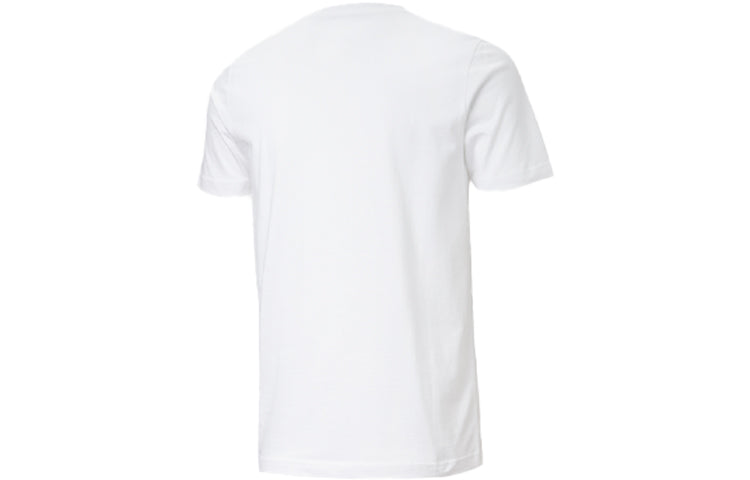 PUMA BigLogo Printing Round Neck Short Sleeve White 583837-52