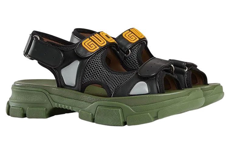 Gucci Sandal Sega 'Black Green' 546064-DIR10-1065