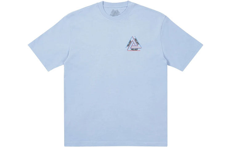 PALACE Unisex Basically A Tri-freg Baby Printing Round-neck Blue P20TS005