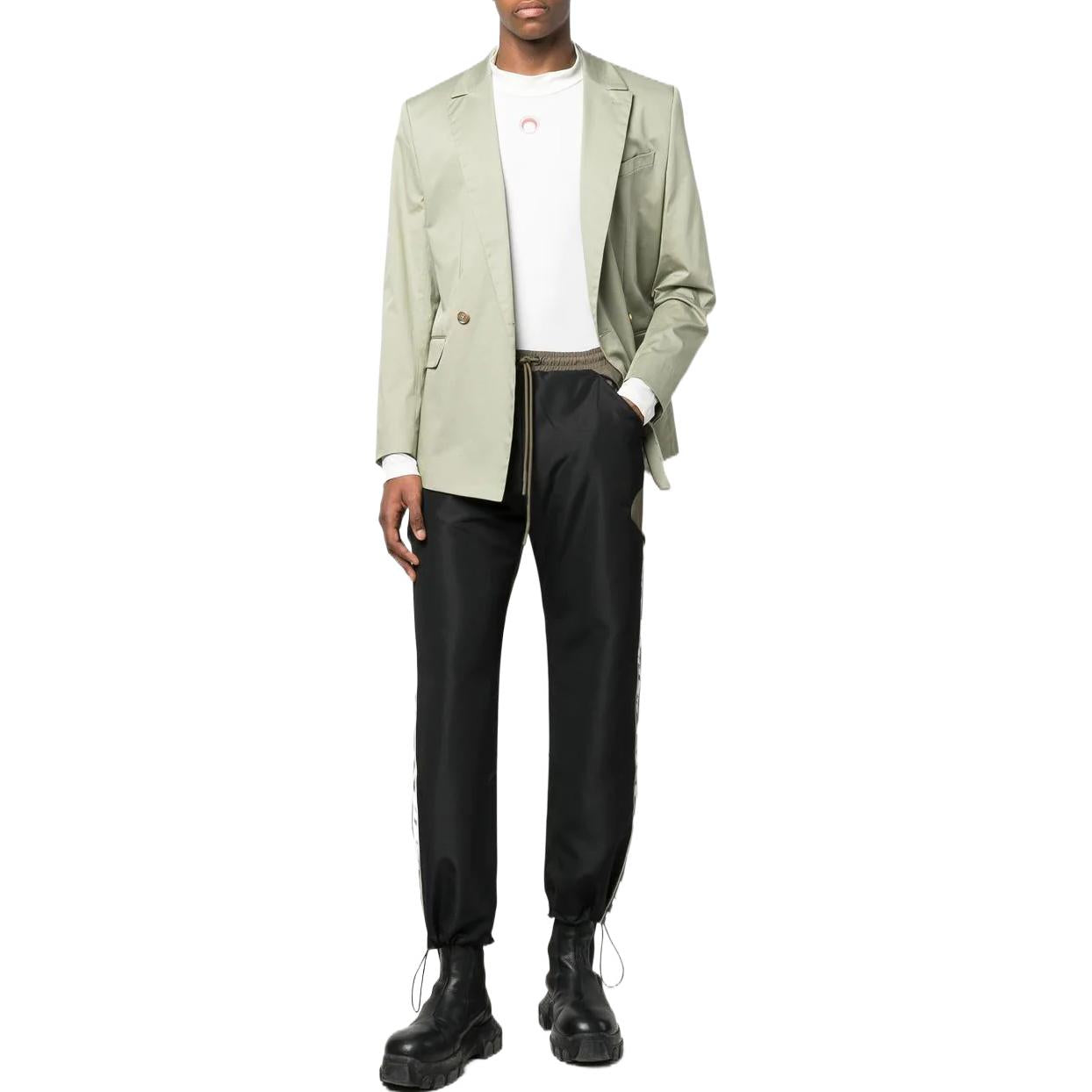 Off-White SS22 Casual Pants 'Black Brown' OMVI006S22FAB0011001