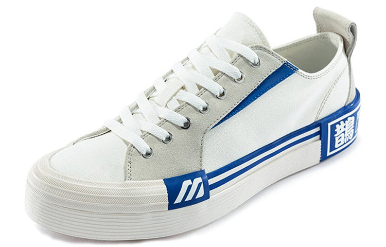 Mizuno Court S Low White/Blue D1GH203302