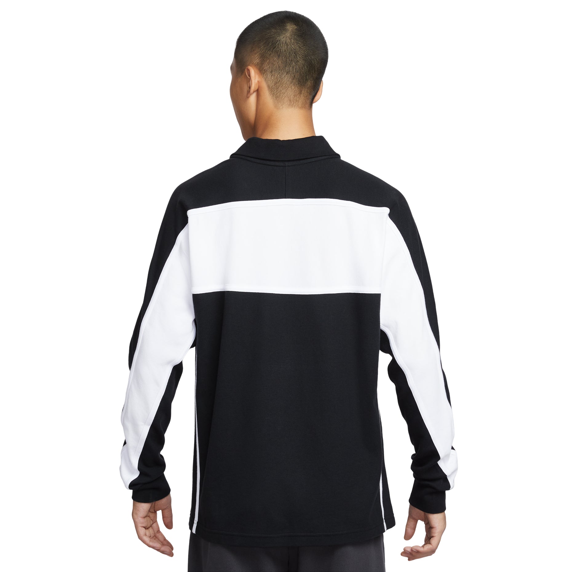 Nike Air Long Sleeve Soccer T-Shirt Asia Sizing 'Black White' HV1321-010