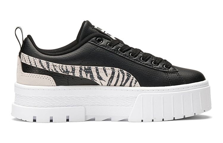 (GS) PUMA Mayze Zebra 'Black Silver Ivory Glow' 383225-01