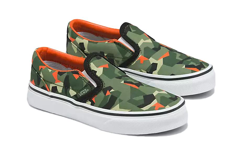 (PS) Vans Classic Slip-On Shoes 'Camo Green' VN0005WWBGK