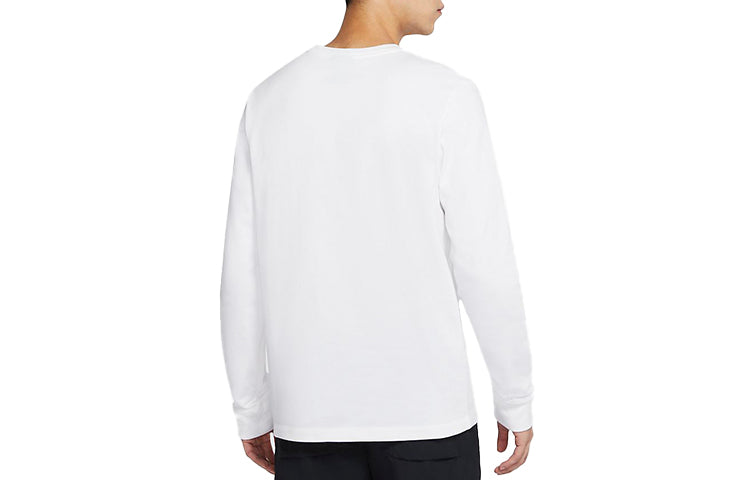 Nike Sportswear logo Casual Long Sleeves White DD5884-100