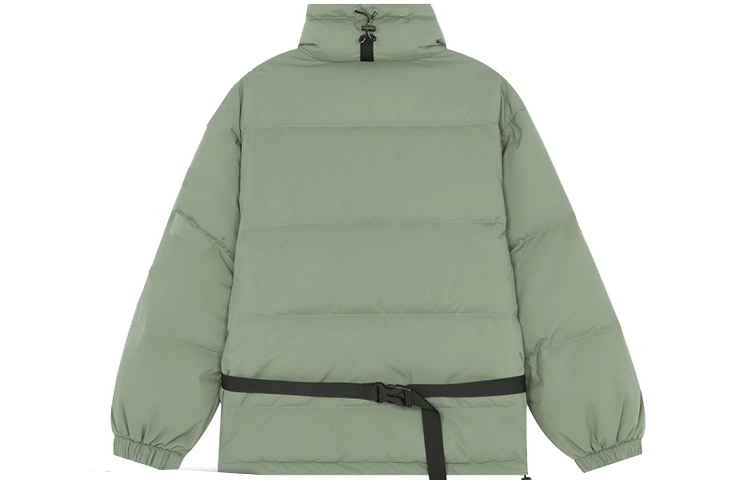 New Balance Logo Down Jacket Asia Sizing 'Green Black' AMJ14328-OLG