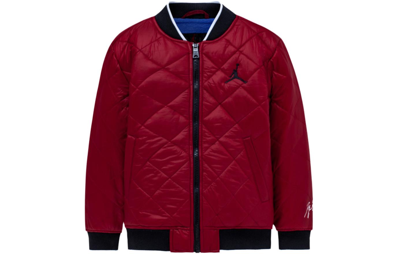 (GS) Air Jordan Bomber Quilted Liner Jacket 'Red' JD2142007GS-002