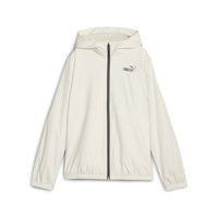 (WMNS) PUMA Essentials Solid Windbreaker Jacket 'White' 847494-87