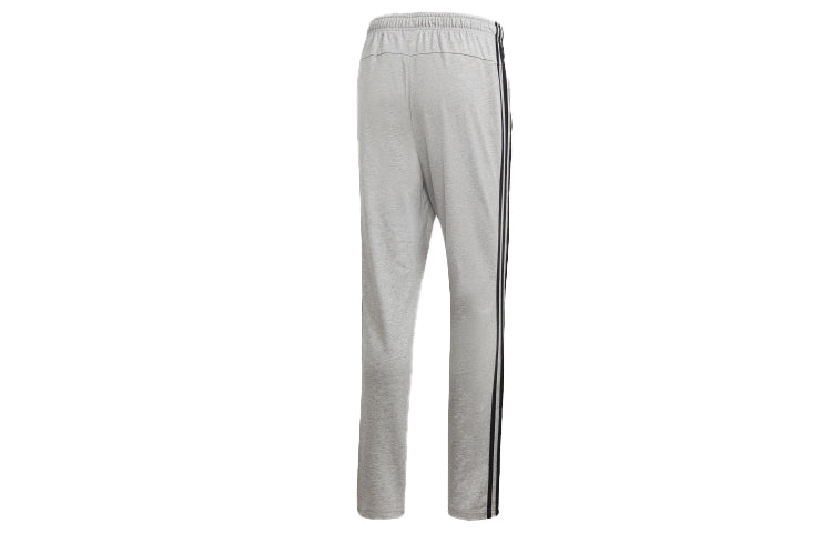 adidas Printing Knit Drawstring Sports Pants Gray DQ3079