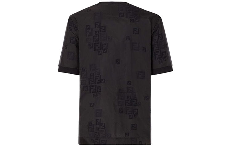 Men's FENDI SS21 Casual Short Sleeve Black FY0406AAOCF0QA1