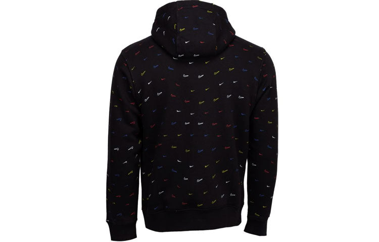Nike Athleisure Casual Sports hooded Long Sleeves Pullover Black DC2767-010