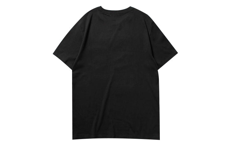 Vans Pocket Embroidered Short Sleeve Couple Style Black VN0A4URTBLK