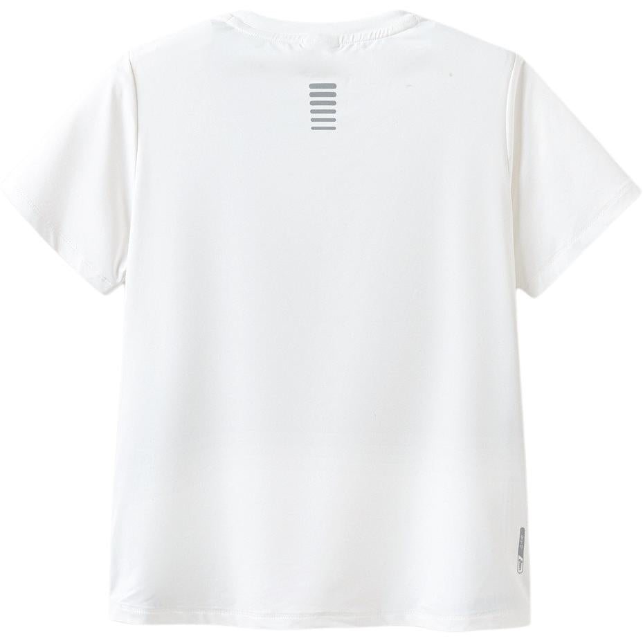 (GS) ASICS Logo T-Shirt 'White Blue' 332241175025-10