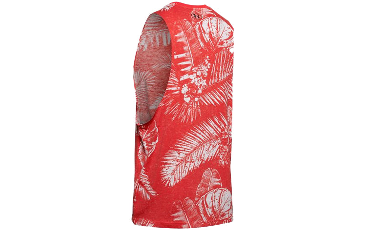 Under Armour Project Rock Aloha Camo Tank Top 'Red' 1351590-608