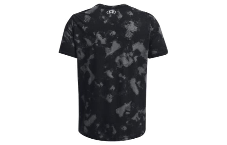 Under Armour Project Rock HWIR Printed Short Sleeve T-shirt 'Black Grey' 1377928-001