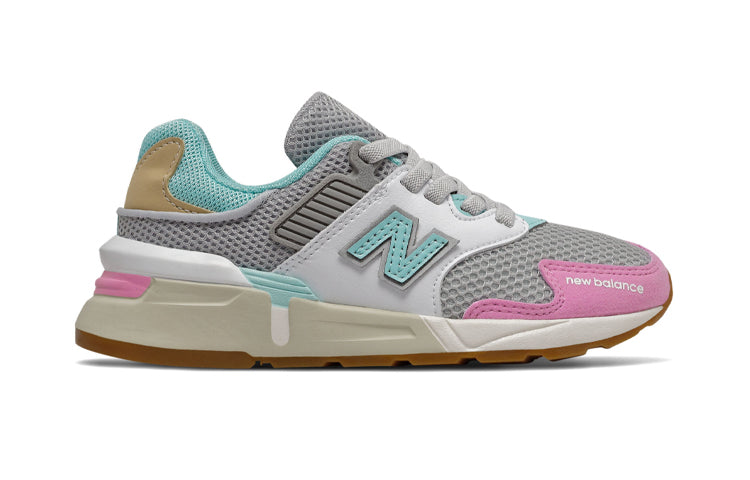 New Balance Kids' 997 Sport Grey/Green/Pink PH997JHP