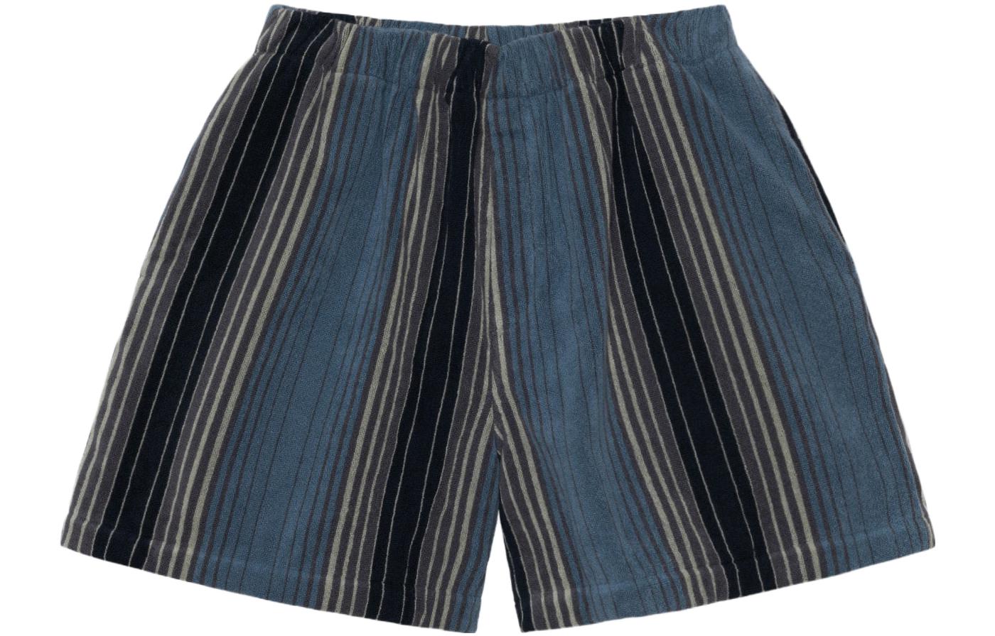 Stussy x Tekla Terry Shorts 'Multi Striped' 338326