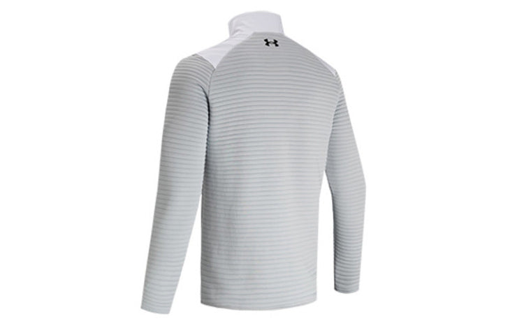 Men's Under Armour Storm Evolution Daytona Half Zipper Sports Long Sleeves White 1360513-100