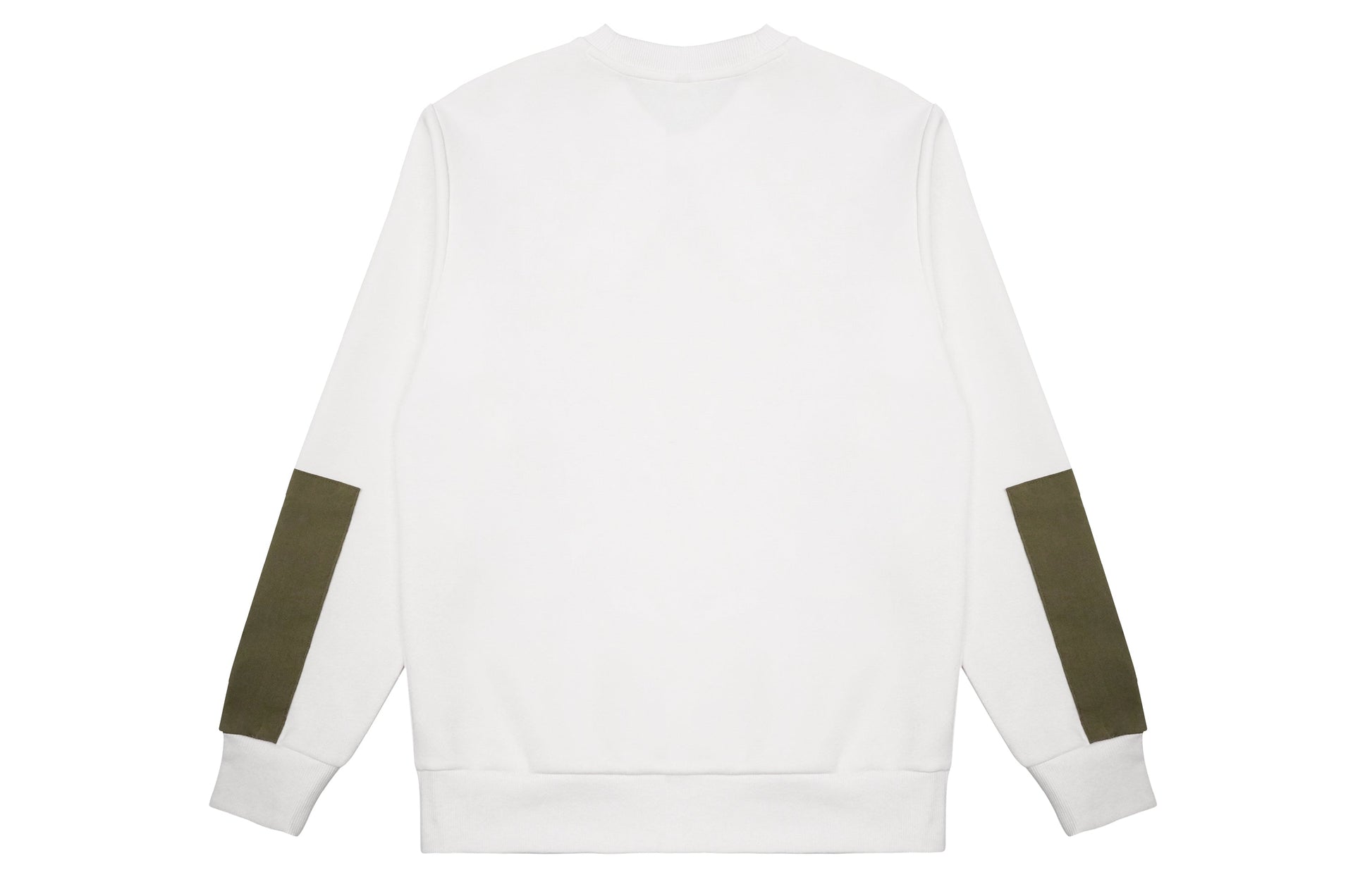 New Balance Pocket Splicing Knit Sports Round Neck Pullover Couple Style White AMT13378-IV