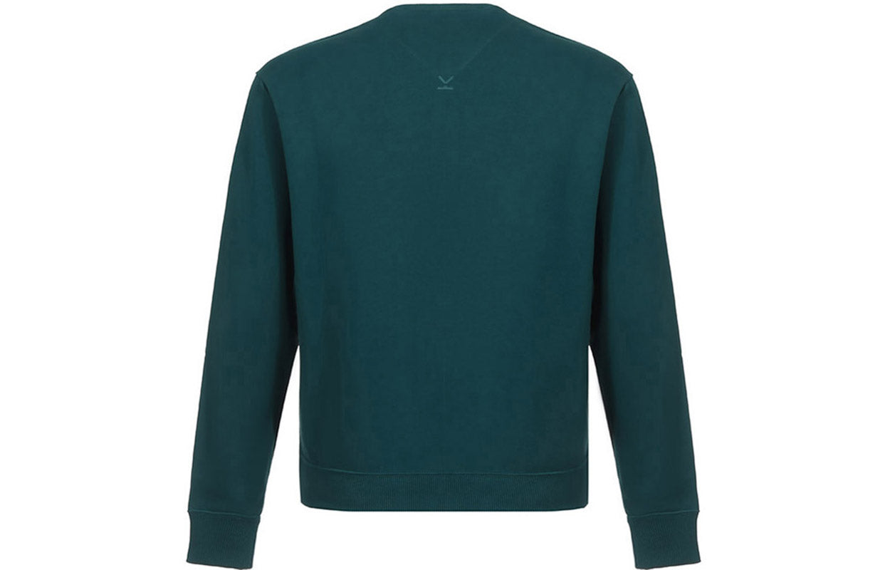 KENZO FW20 Logo Pattern Sports Sweatshirt 'Green White' FA65SW0004MD-73