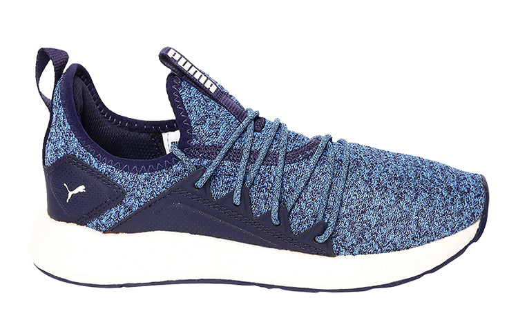 (GS) PUMA Nrgy Neko Knitted Running Shoes Blue/White 191747-10
