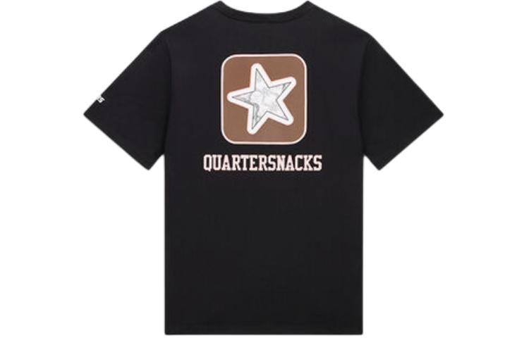 Converse CONS x Quartersnacks T-Shirt Asia Sizing 'Black' 10026954-A01