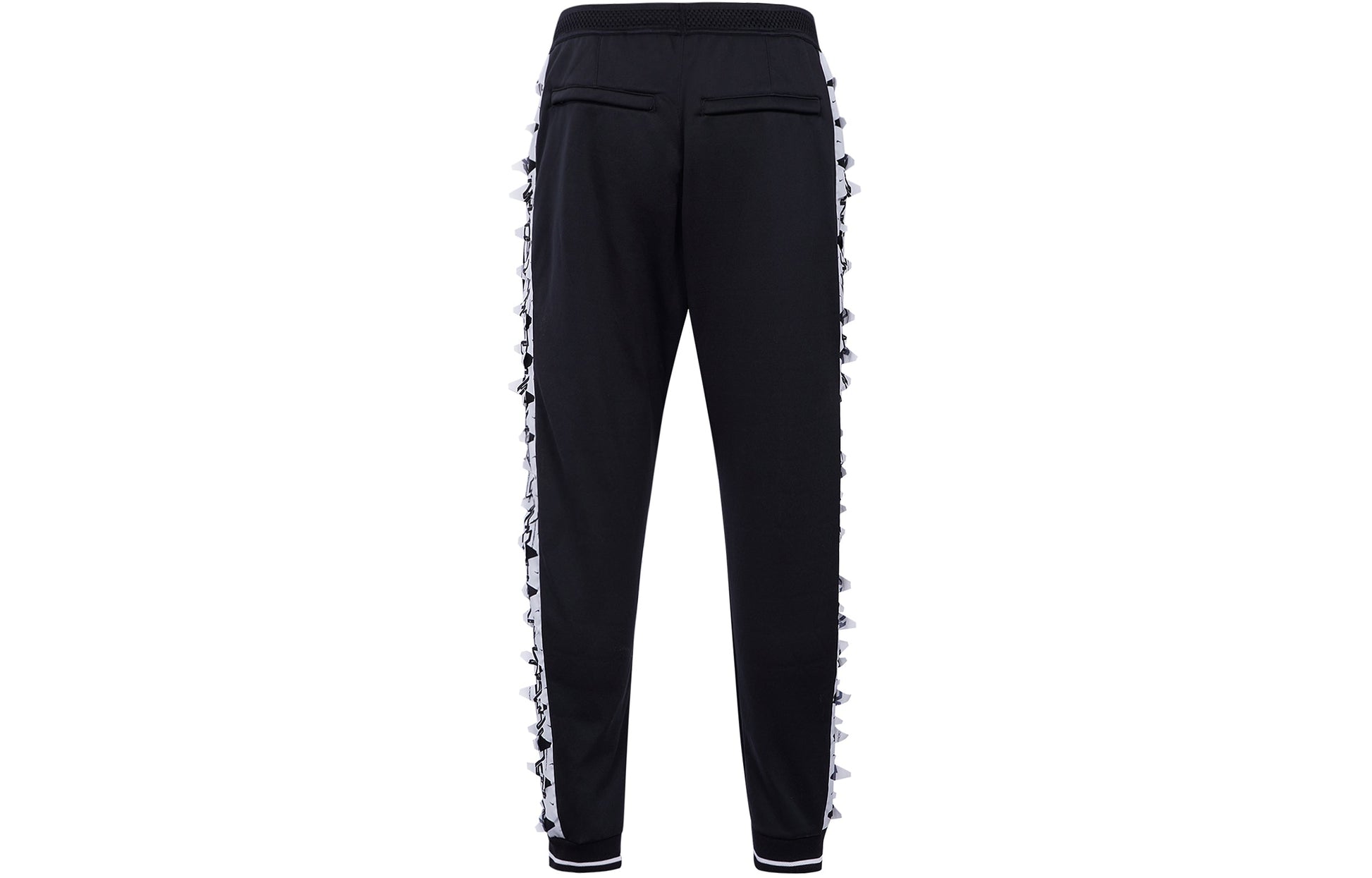 Men's Nike x ACRONYM Crossover Contrasting Colors Stripe Elastic Waistband Sports Pants/Trousers/Joggers Black CZ4676-010