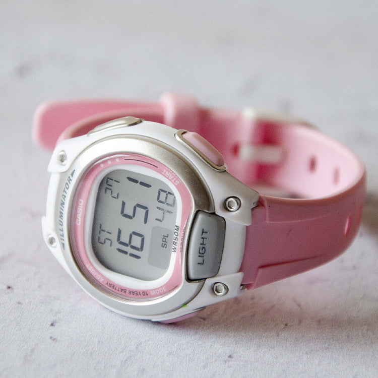 CASIO Retro Sports Watch Silver Digital LW-203-4AVDF