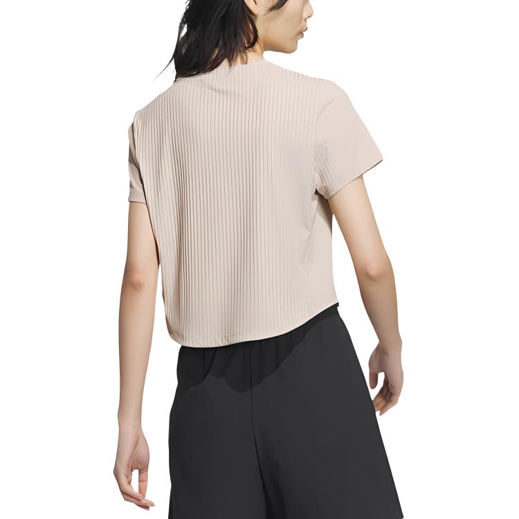 (WMNS) adidas MODERN TECH T-shirt 'Beige' JI9805