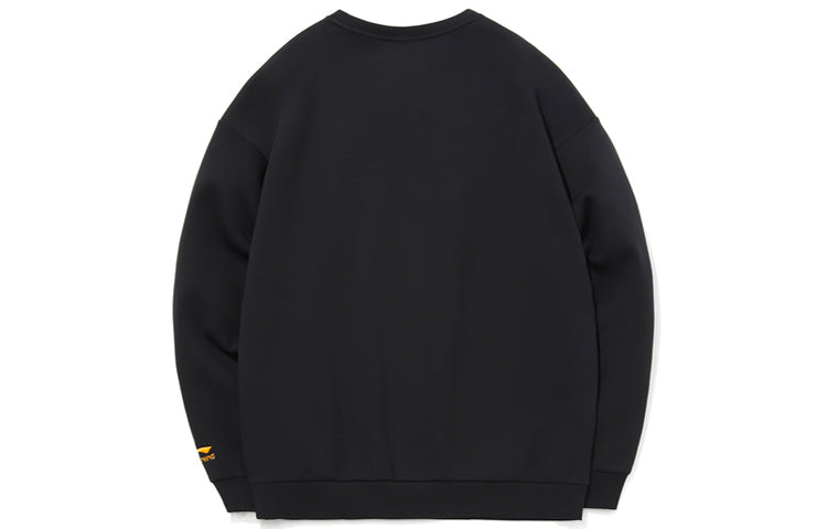 Li-Ning x Disney Crossover Round Neck Pullover 'Black Yellow' AWDQ835-2