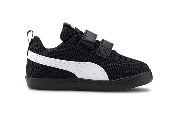 (TD) PUMA Courtflex V2 Mesh Sneakers Black/White 371759-04