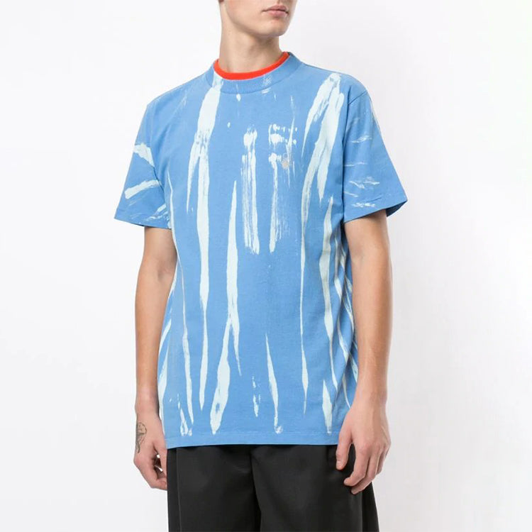Off-White Reflective Tie Dye Short Sleeve Blue OMAA027T20JER0830180