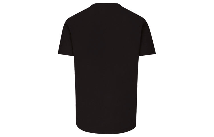 Men's Alexander McQueen Ivy Skull Skeleton Short Sleeve Black 599560QOZ660901