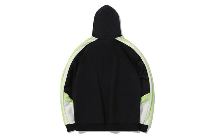 Li-Ning Sports Fashion Series Logo Colorblock Unisex Black Green AWDQ258-2