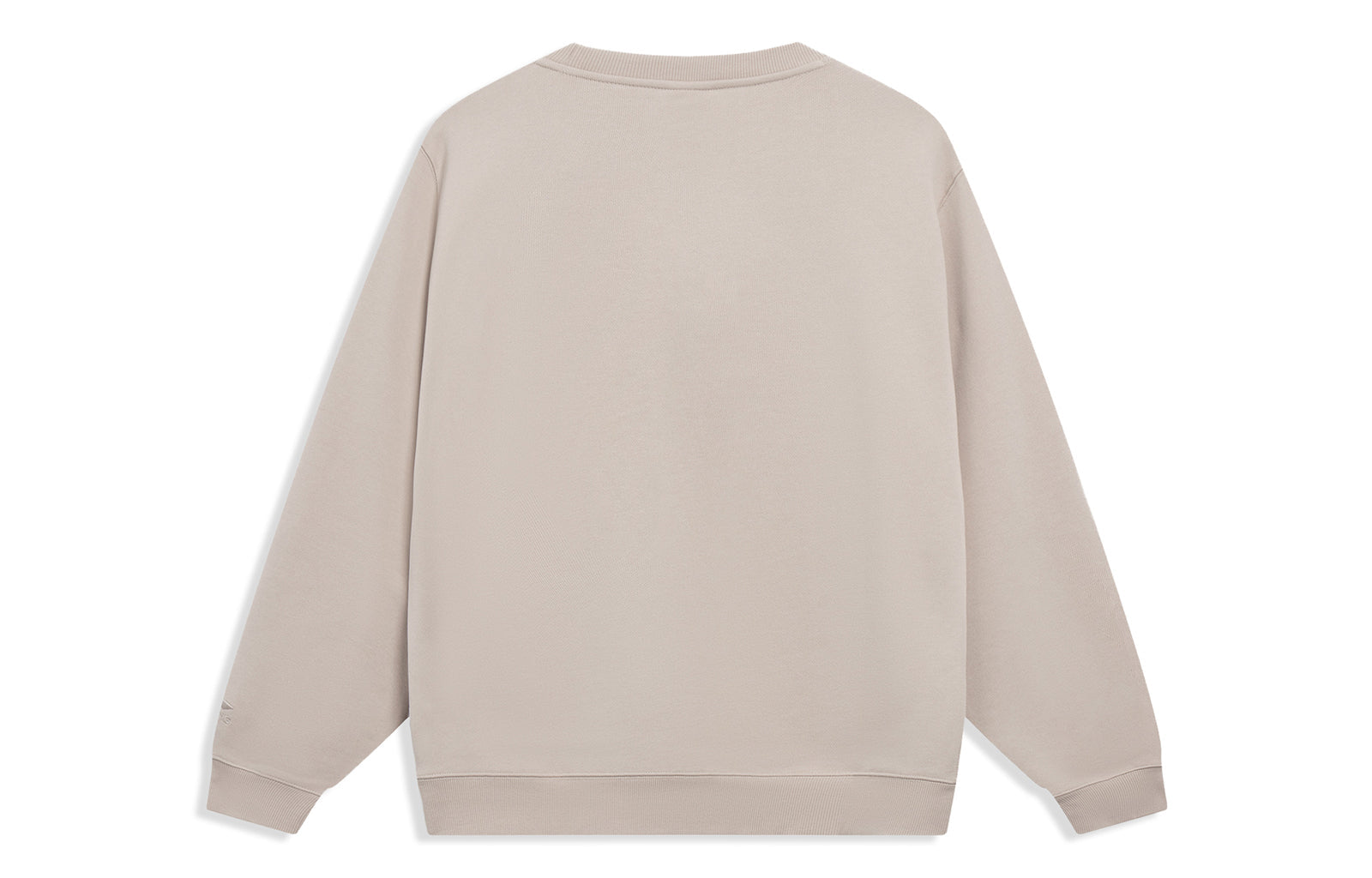 Li-Ning Lifestyle Cotton Crew Neck Sweatshirt 'Light Brown' AWDT073-2