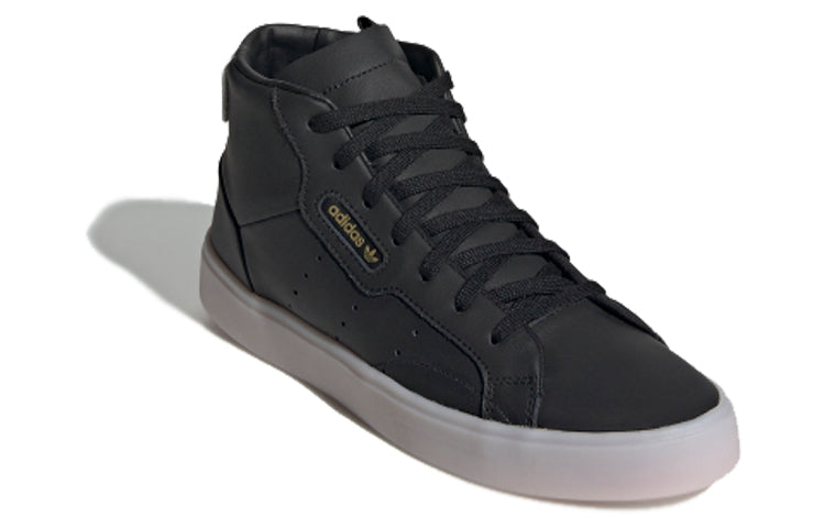(WMNS) adidas originals Sleek Mid Black FW5414