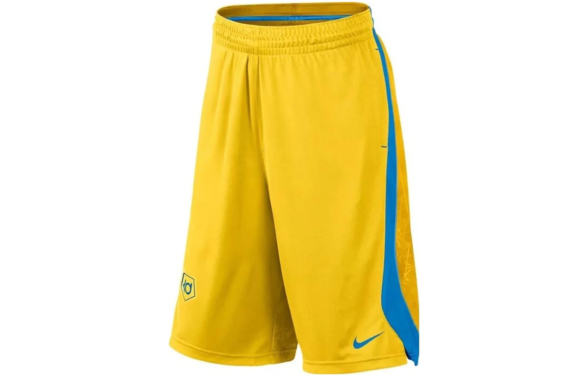 Nike Dri-Fit KD Basketball Shorts 'Yellow Blue' 521140-805
