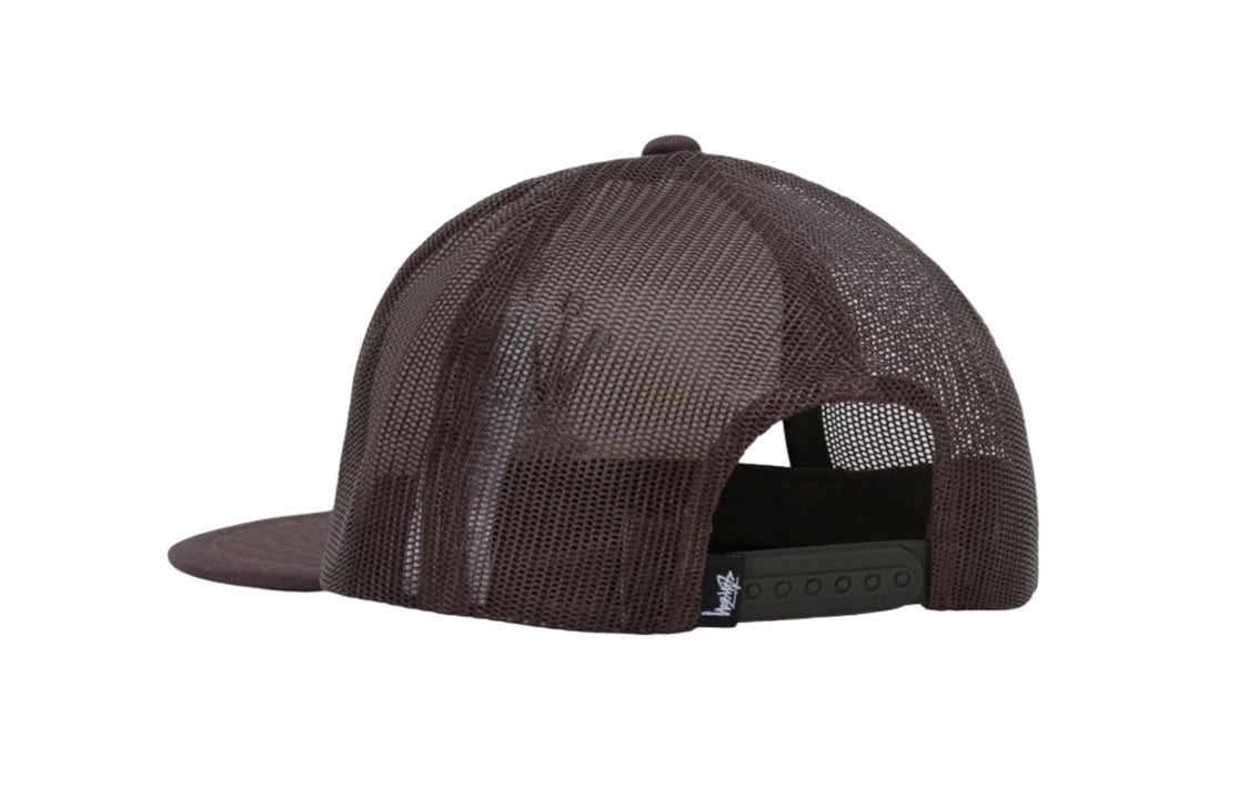 Stussy Crown Stock Trucker Cap 'Brown' 1311056
