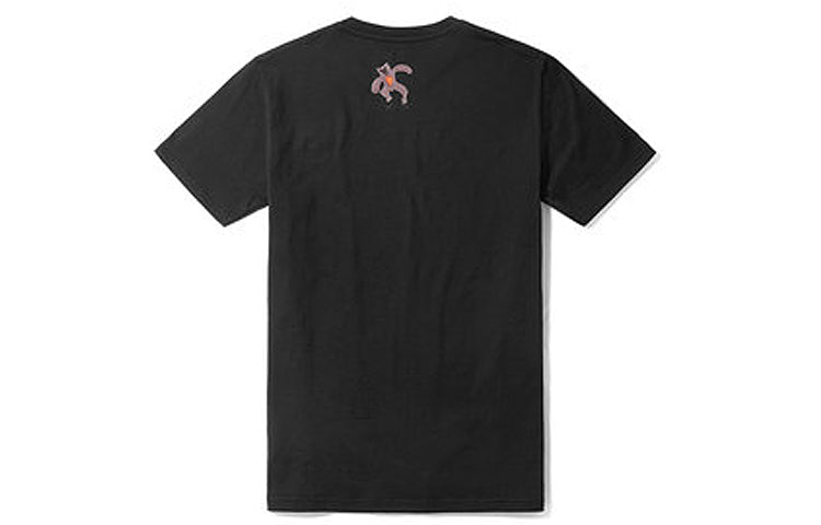 Vans Series Bear logo Short Sleeve Couple Style Black VN0A3ZNPBLK