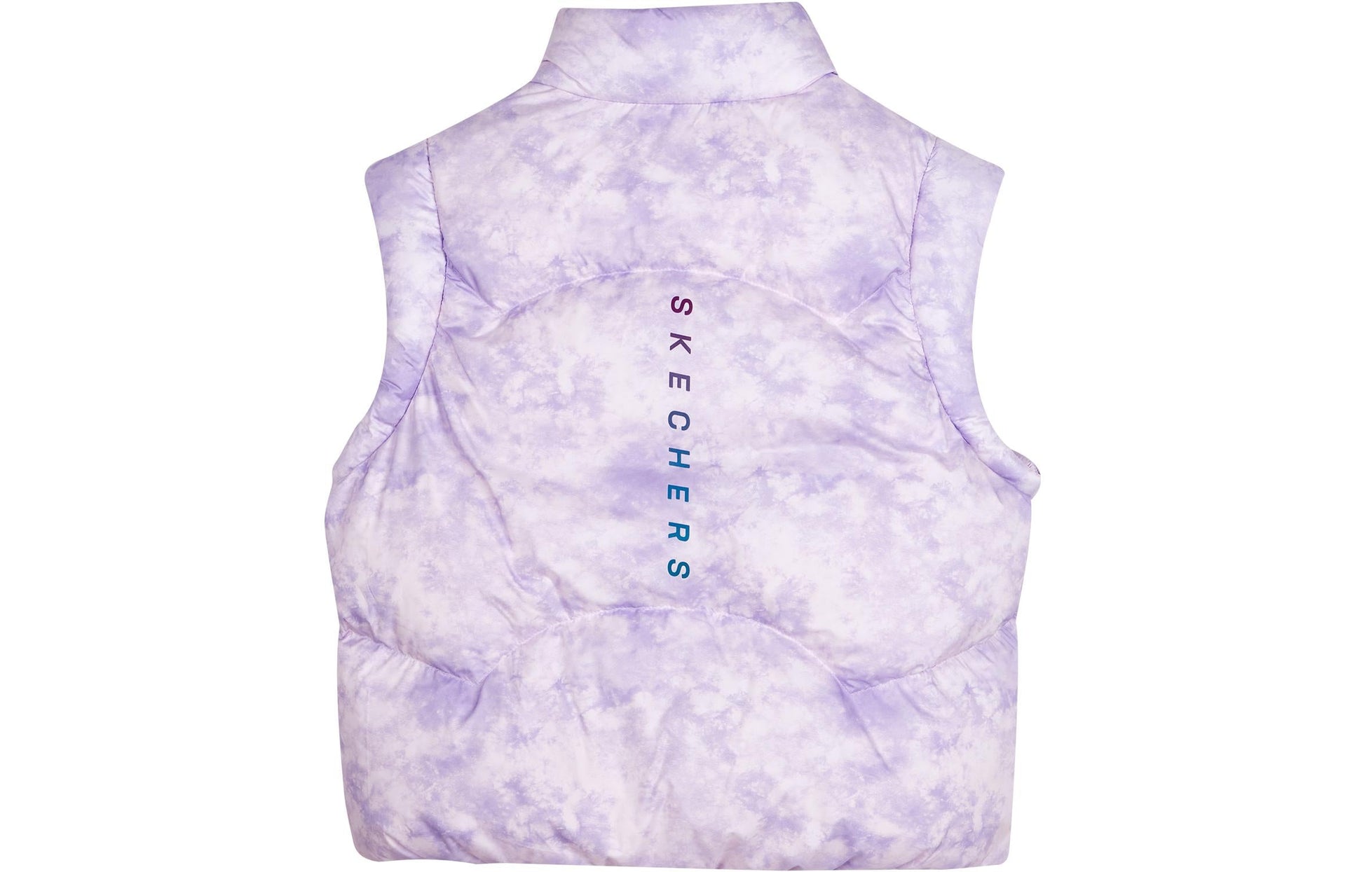 (GS) Skechers Casual Down Vest 'Purple White' P423G029-03HH