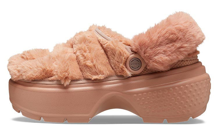 (WMNS) Crocs Stomp Quilted Clog 'Orange' 208938-2CC