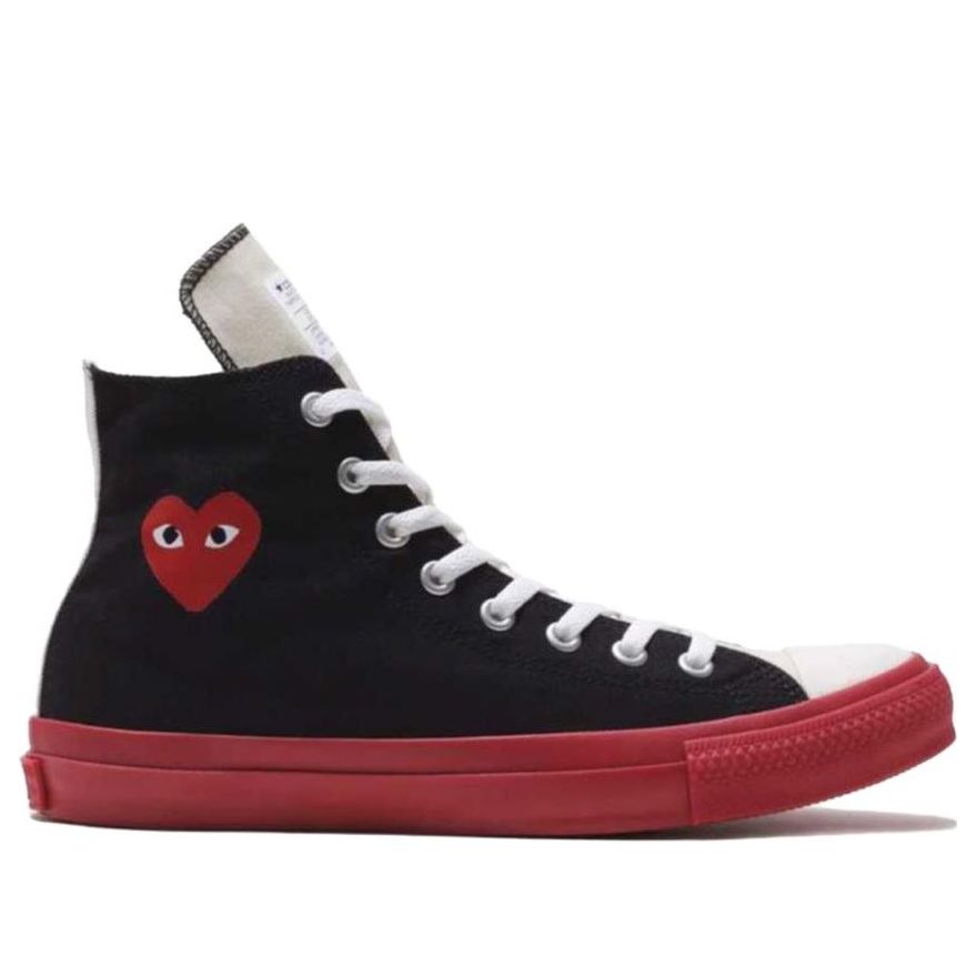 Converse x COMME des GARONS PLAY Chuck Taylor High 'Black Red' 1SD021
